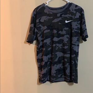 Nike Camouflage Dri fit shirt